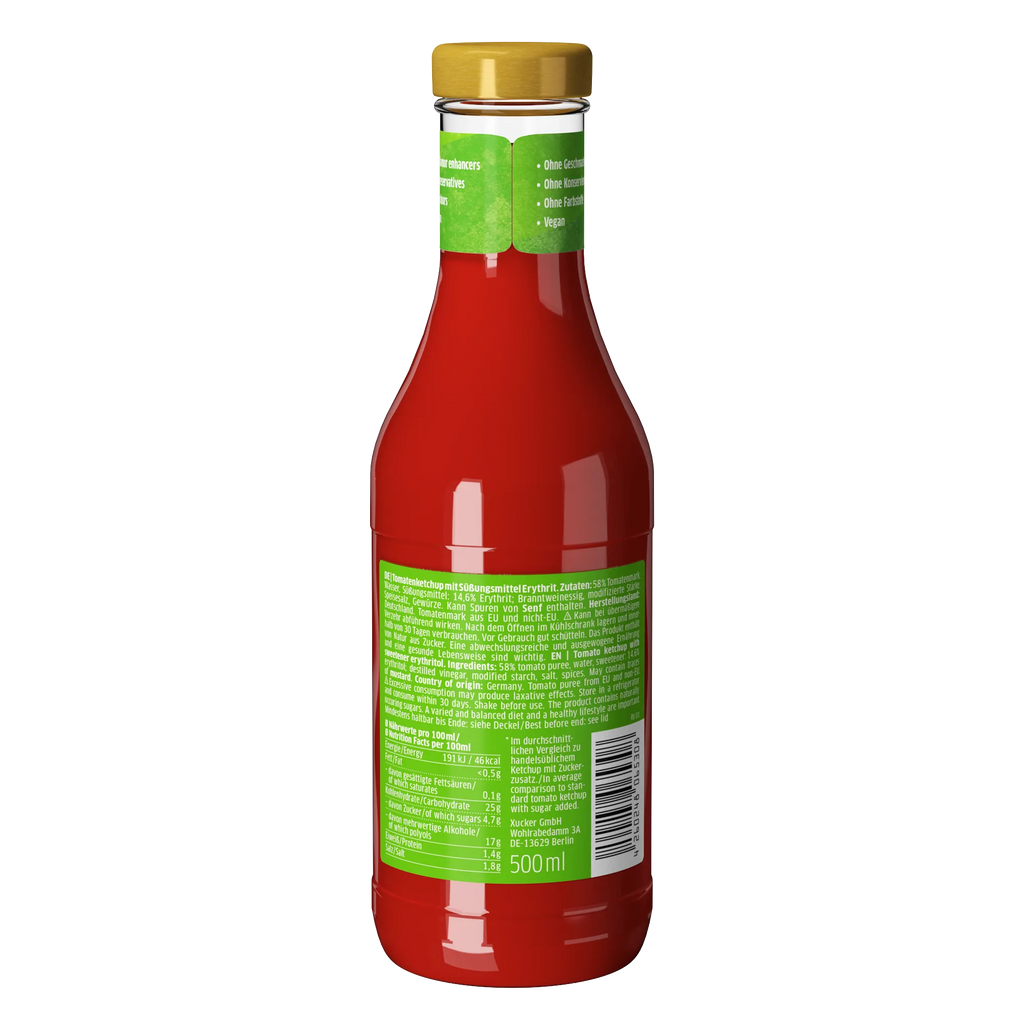 Xucker Tomatenketchup – Ketchup ohne Zuckerzusatz