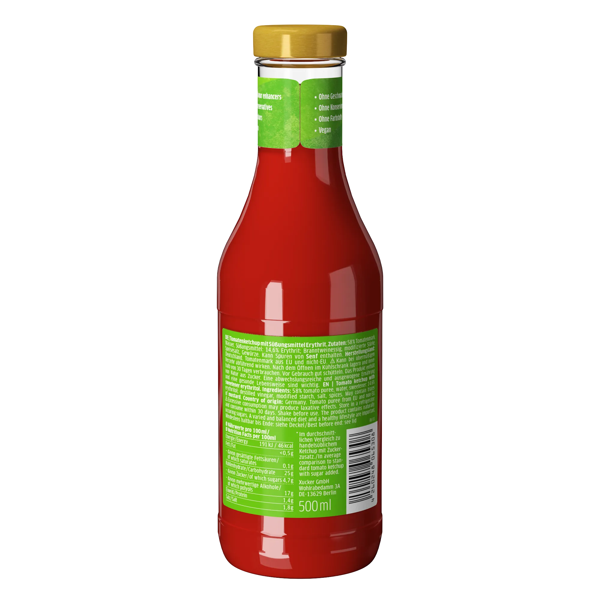 Xucker Tomatenketchup – Ketchup ohne Zuckerzusatz