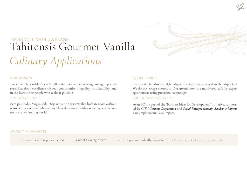 Vanilleschote Golden Selection – Premium-Vanilleschote Typ A