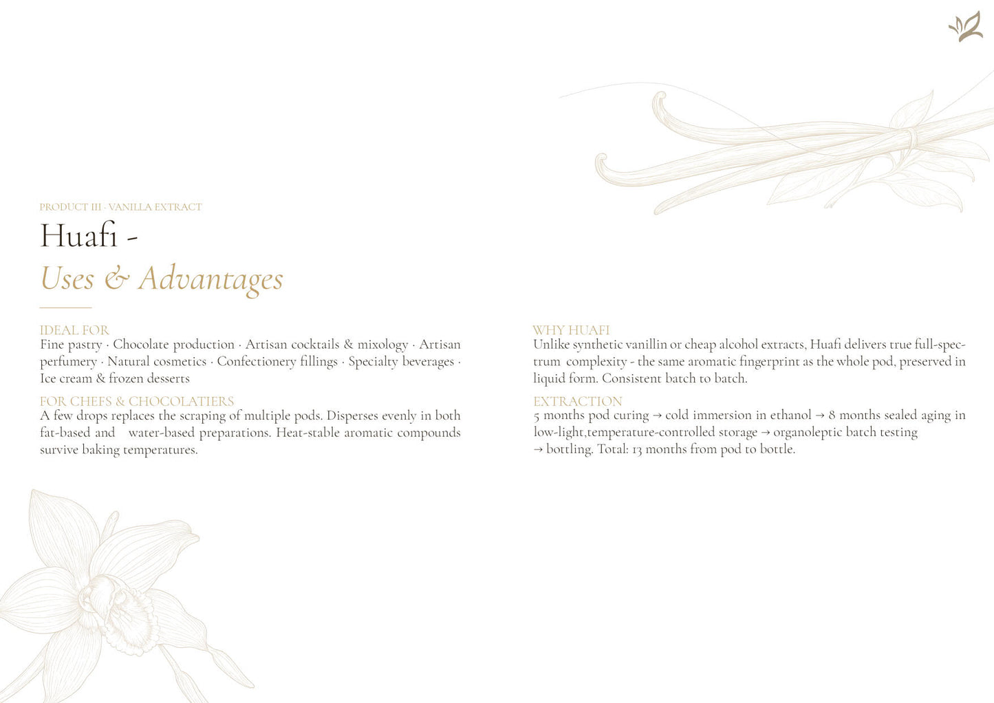 Vanilleschote Golden Selection – Premium-Vanilleschote Typ A