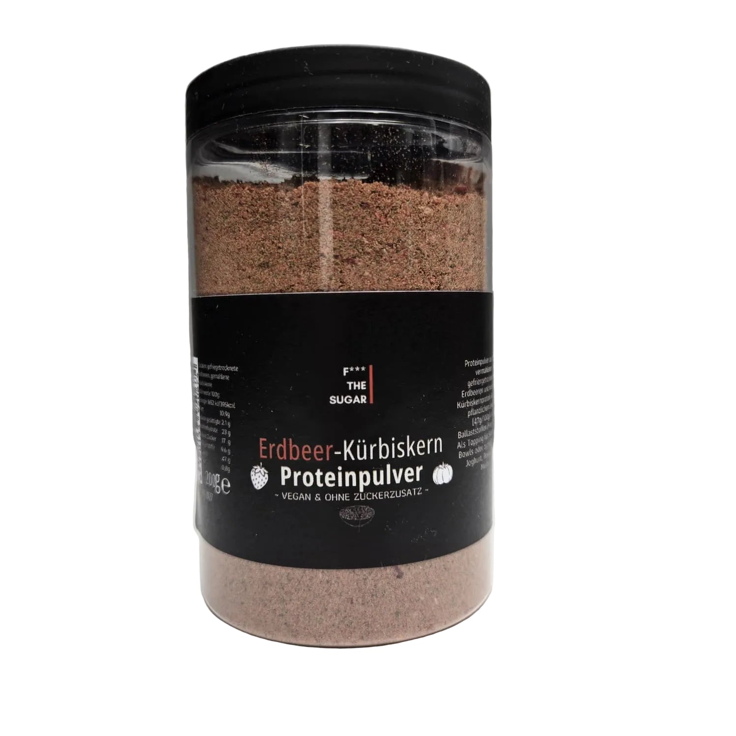 Erdbeer-Kürbiskern-Proteinpulver – Pflanzliches Proteinpulver