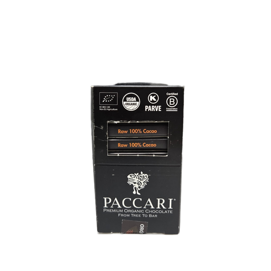 PACCARI | Rohe Bio Tafel 100% | Ecuador | 100% Kakao