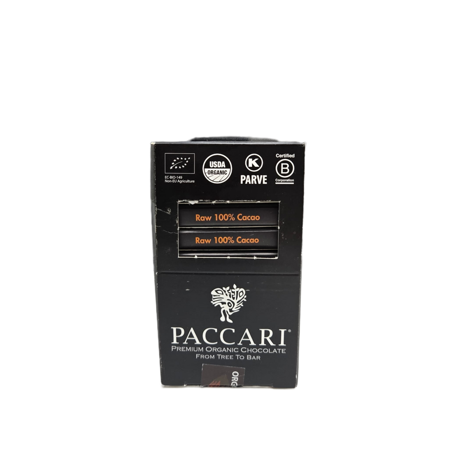 PACCARI | Rohe Bio Tafel 100% | Ecuador | 100% Kakao